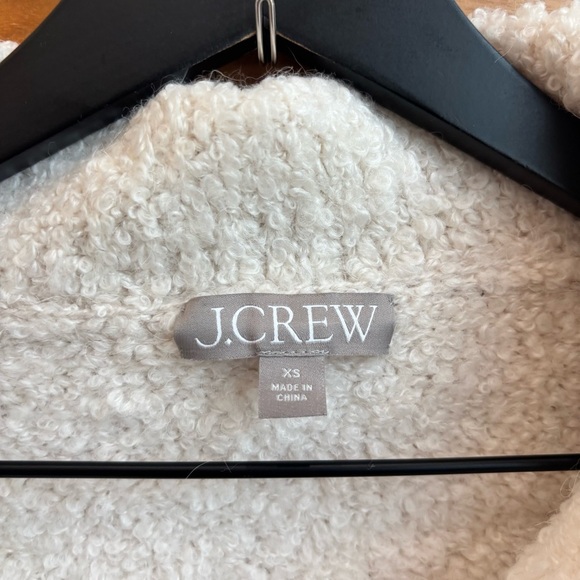 NWOT J.CREW Fair Isle johnny-collar sweater in bouclé yarn, Size XS - Picture 7 of 16